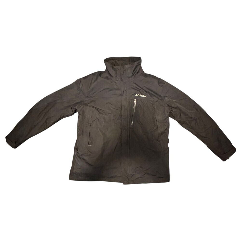 Men’s Columbia Interchange Omni-Tech Omni-Heat Winter Jacket XL Black